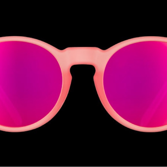 Goodr Circle G Influencers Pay Double Pink Gold Polarized Sunglasses with pouch - Picture 4 of 8